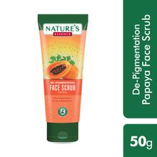 Nature's Essence De-Pigmentation Face Scrub for Women Papaya Face Scrub, Orange