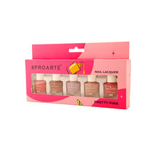 Pro Arte NS05 Pretty Pink Nail Lacquer - Set of 5