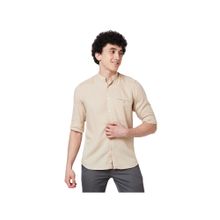ColorPlus Tailored Fit Solid Fawn Shirt