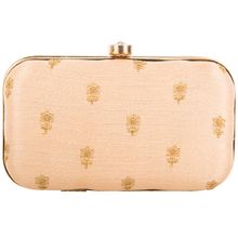Parizaat By Shadab Khan Shining Peach Embroidered Clutch