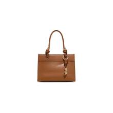 Aldo CALIESTA Brown Women Satchel Bag With Detachable Strap & Charm