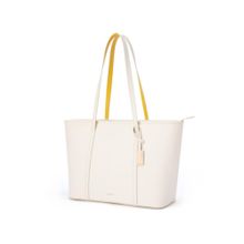MOKOBARA The Astrid Casual Use Coconut White Tote Bag