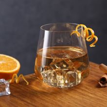 Bohemia Crystal Sandra Whiskey Glass Set, 290ml, Set of 6, Transparent