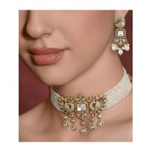 BEAUTY SPOT JEWELLERY Royal Swan Pearl Choker Set