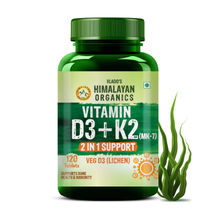 Vlado's Himalayan Organics Vitamin D3 600 Iu K2 As Mk7 Supplement Immunity Bone & Heart Health