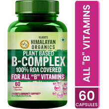 Vlado's Himalayan Organics Plant Based B-Complex and Biotin for Metabolism, Hair and Energy Capsules
