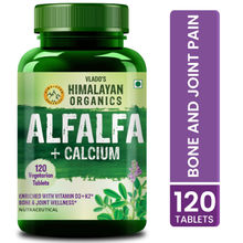 Vlado's Himalayan Organics Alfalfa, Calcium Citrate Malate 1200mg with Vitamin D, K2 & B12 Tablets