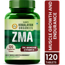 Vlado's Himalayan Organics Zma (Zinc, Magnesium Aspartate) Sports Recovery Supplement Tablets