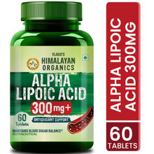 Vlado's Himalayan Organics Alpha Lipoic Acid 300Mg Boost Liver Function Healthy Blood Sugar Tablets
