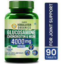 Vlado's Himalayan Organics Glucosamine Chondroitin MSM with Boswellia for Bone,Joint Support Tablets