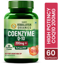 Vlado's Himalayan Organics Vlado's COQ10 200mg with BioPepper 5mg and COENZYME Q-10 Capsules