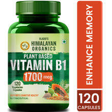 Vlado's Himalayan Organics Plant-Based Vitamin B1 Rich In Antioxidants Memory and Energy Capsules
