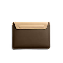 DailyObjects Walnut Brown Snap On Envelope 13 Inch Laptop Bag