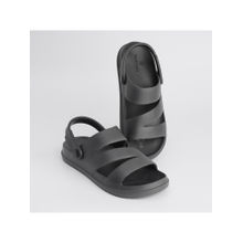 NoStrain Grey Men Waterproof Sandals with Back Strap