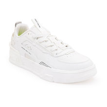 Red Tape Mens Solid White Sneakers