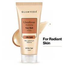 Glamveda Glutathione Brightening 24 K Gold Face Wash