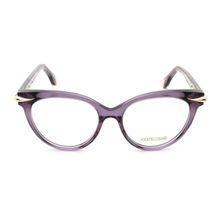 Roberto Cavalli Eyewear For Women Transparent Violet-Light Gold Frame Eyeglasses