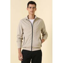 Allen Solly Men Beige Textured Jacket