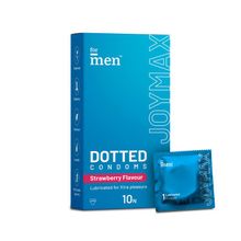 ForMen JOYMAX Dotted & Lubricated Condoms For Men - Strawberry Flavour