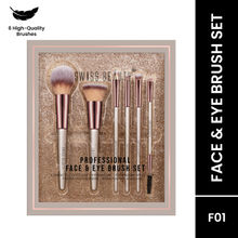 Swiss Beauty Professional Face & Eye Brush Set SB-F01