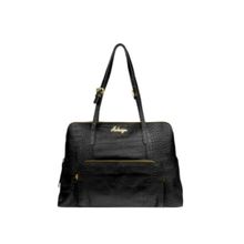 Hidesign 109 02 Croco Black Handbags