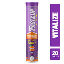 Fast&Up Vitalize Multivitamin Supplements - Orange (Tube Of 20)