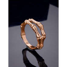 Estele Rose Gold Plated Trendy Finger Ring for Women