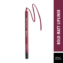 Swiss Beauty Bold Matte Lip Liner Pencil Set - 7 Bright Maroon