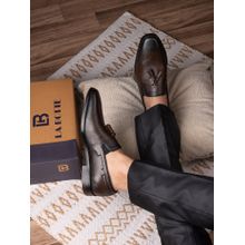 La Botte Men Brown Solid Tassel Boat Shoes