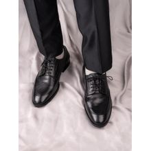 La Botte Men Black Solid Formal Derbies
