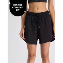 Summer Essential Cotton Relaxed Fit 3.5" Shorts with Pockets NYAT504 Jet Black