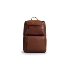 Gauge Machine Unisex Tan 16 Inch Genuine Leather Laptop Backpack