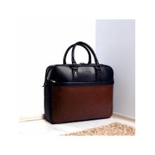 Gauge Machine Unisex Tan 16 Inch Laptop Messenger Bag with Detachable Strap