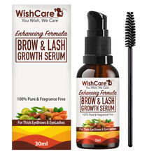 WishCare Brow & Lash Growth Serum - EyeBrow & Eyelash Growth Oil Serum-Eye Lash & Eye Brow Enhancers