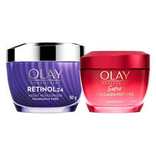 Olay Collagen Day Cream and Retinol Night Cream Combo