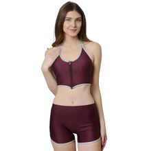 Da Intimo Swimsuit With Removable Cups - Purple