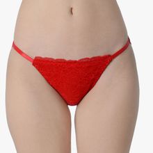 Da Intimo Women's Net Cotted Panty - Red
