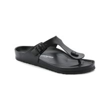 Birkenstock Gizeh Black Solid Regular Width Sandals Birkenstock Black Solid Sandals
