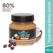MCaffeine Coffee Sugar Body Scrub with Coconut for Even Toned Skin - Ultra Fine Scrub to Remove Tan