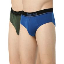 Frenchie Mens Solid Briefs Essentials -Assorted Colours (Pack of 2)