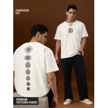 The Souled Store Tss Originals: Seven Chakras Mens Oversized T-Shirt