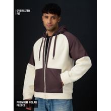 The Souled Store Oversized Berry Clouds Mens Oversized Jacket