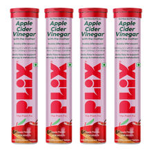 Plix ACV Apple Cider Vinegar L-carnitine Effervescent Tablets Convert Fat Into Energy Vit B6 & B12