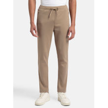 Jockey Am44 Men's Super Combed Cotton Rich Pique Slim Fit Trackpant - Beige