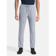 Jockey MV25 Men Recycled Microfiber Elastane Slim Fit Active Wear Trackpants-CP Grey