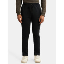 Jockey UM53 Men Super Combed Cotton Rich Fleece Trackpants - Black