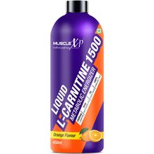 MuscleXP Liquid L-carnitine 1500 Metabolic Energizer - Orange Flavour