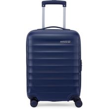 American Tourister Barcelona Solid 8 Spinner Wheel Hard Side Trolley Bag - Blue