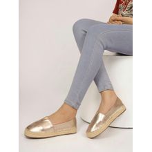 Truffle Collection Women Gold Espadrilles