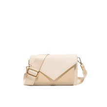 Call It Spring LARISSAA Womens Beige Combo Cross Body Sling Bag With Detachable Strap & Pouch